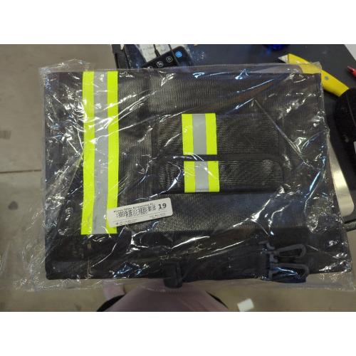 Upgraded Fireproof & Waterproof Document Bag – Lockable 17”x 12”x 5” with Wallet Protector - Reflective to Find Fast at Night – Shield Documents & Valuables from Fire & Water - Firefighter Designed