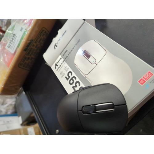 ATTACK SHARK X3 Lightweight Wireless Gaming Mouse with Tri-Mode 2.4G/USB-C Wired/Bluetooth,Up to 26K DPI, PAW3395 Optical Sensor,Kailh GM8.0 Switch,5 programmable Buttons for PC/Win/Mac(Black)