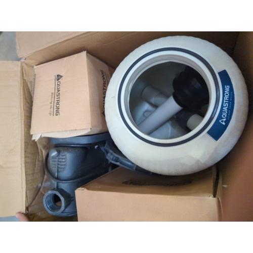AQUASTRONG Sand Filter Pump for Above Ground Pool with Timer, 2/3 HP Pool Pumps Above Ground 3000 GPH for Pools up to 11000GAL,12in Pool Filter with 6-Way Valve, Improved Circulation and Filtration