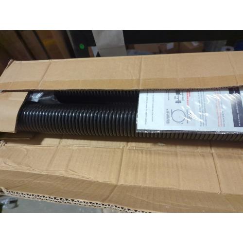 Pair of 2 Garage Door Torsion Springs Set with Non-Slip Winding Bars&Gloves, High Quality Precision Electrophoresis Oil-Free Black Coated for Replacement, MIN 16,000 Cycles (0.273x2''x38'')