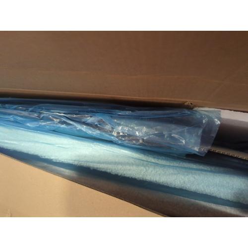 Size Queen Color White Upholstered Platform Bed Frame with Wingback Headboard, LED Lights & 4 Storage Drawers