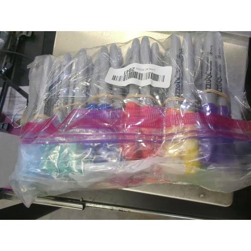 Permanent Markers Bulk, Permanent Marker Bulk Pack of 72, 12 Assorted Colors, Fine Point Permanent Markers For Kids and Adult Coloring as Office, School Supplies