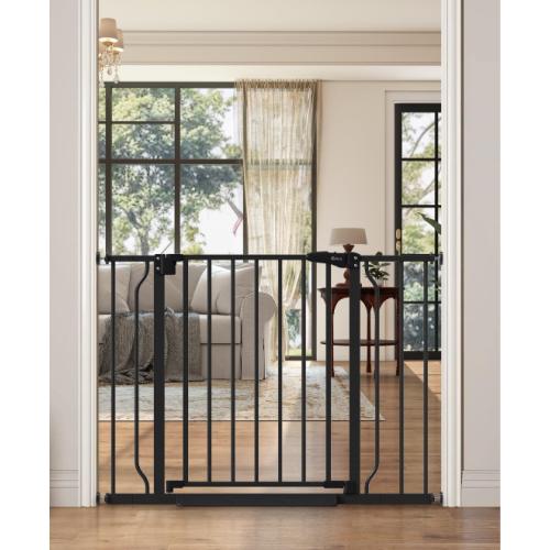Baby Gate for Stairs & Doorways No Drilling, 29-40 Dog Gate Indoor