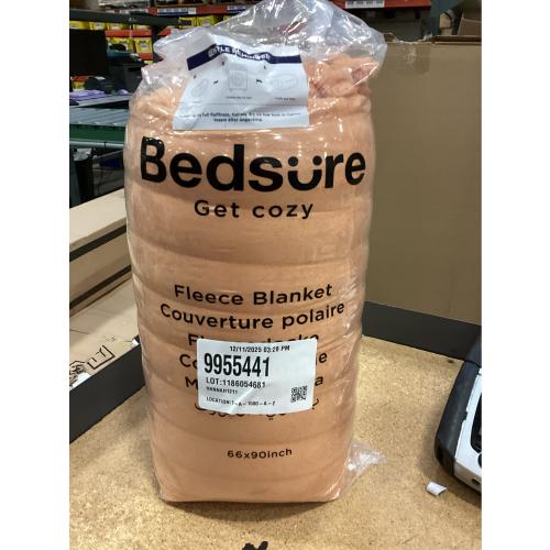 Bedsure GentleSoft Burnt Orange Twin XL Blanket for Bed - Cozy Soft Fall Blankets for Women, Cute Small Fleece Throws for Girls, Birthday Gifts for Women, 66x90 Inches