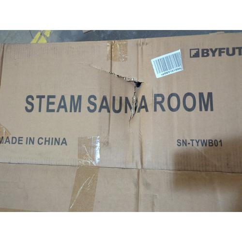 Portable Sauna Box for Home, Person Saunas Tent at Home with 3L 1200 Watt Steamer, Remote Control and Fodable Chair (Light Black)