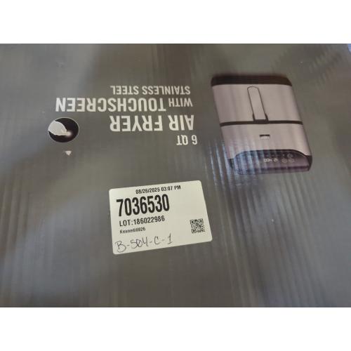 Silver Bella PRO - 6-qt. Touchscreen Air Fryer - Stainless Steel