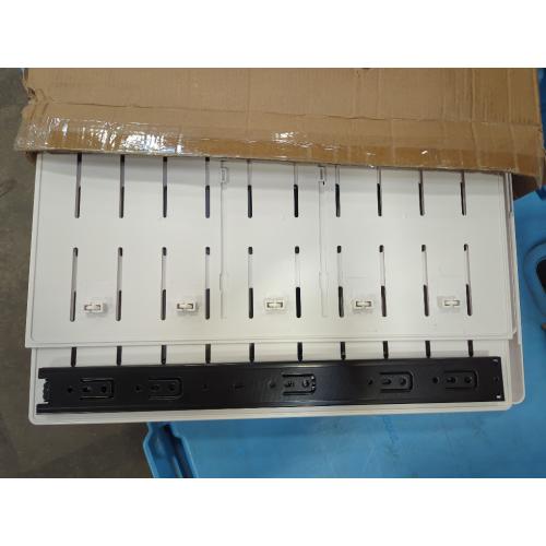 2 Pack Pull Out Cabinet Organizers Expandable, Slide Out Drawers for Kitchen, Bathroom, Pantry, Under Sink Storage, Pull Out Drawers Fixed with Adhesive Nano Film (White, 11.6''-17.5'')