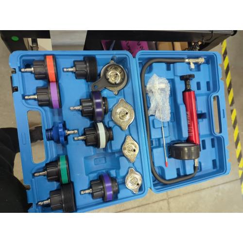 WNZ 15PC Coolant Pressure Tester Kit, Radiator Cooling System Pressure Tester Kit, Radiator Pressure Tester Kit