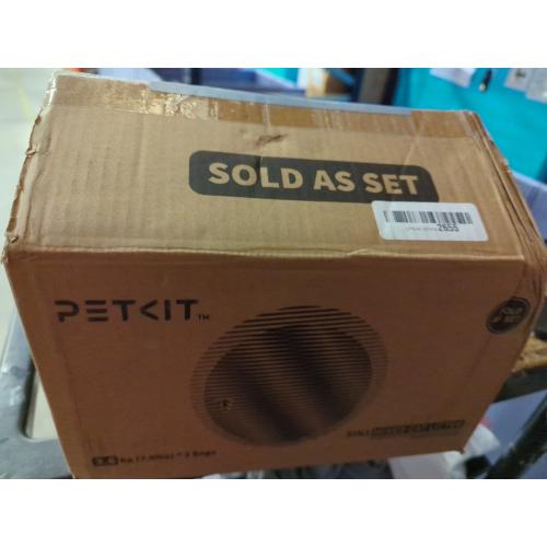 PETKIT Mixed Cat Litter Fast Clumping, Flushable, Ultra Absorbent, 100% Natural Ingredients Litter, Water Dissolvable, Really Dust-Free, Low Tracking Bentonite Tofu Litter (7.9lb×2 Bags)