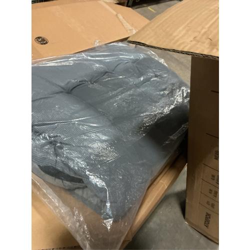 ATORPOK Camping Cot for Adults with Cushion Comfortable, Portable Folding Bed for Sleeping Supports 450 lbs (Gray)