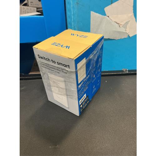 2  Packs Wyze Switch, 2.4 GHz WiFi Smart Light Switch, Single-Pole, Needs Neutral Wire, Compatible with Alexa, Google Assistant, and IFTTT, No Hub Required, White