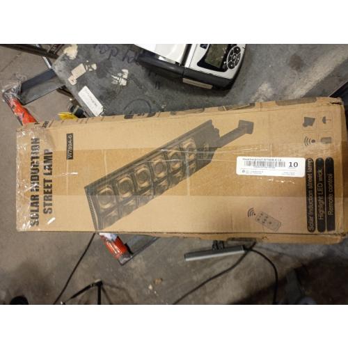 [Ultra-Bright Solar Light] 1/2/4pcs 192/504 LED Solar Street Light - Wide Angle Motion Sensor, Remote Control, Dusk to Dawn, Energy-Efficient, Adjustable for Commercial Area, Parking Lot, Yard