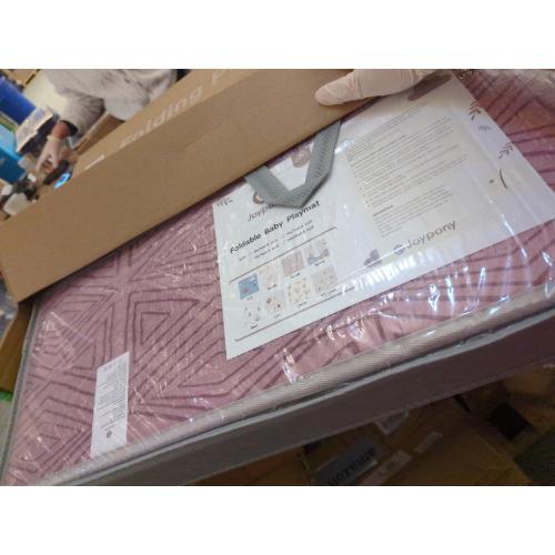 Baby Play Mat 59x71 Inch, 2 in 1 Fabric & XPE Dual-Sided Design Foldable Play Mats for Babies and Toddlers, Waterproof & Anti-Slip Baby Mat for Floor, Portable Baby Foam Crawling Mat with Travel Bag