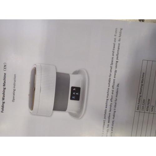 18L Portable Washing Machine, Foldable Mini Washer with 3 Modes, Small Laundry Washer for Clothes, Underwear, Apartments and Travel (Gray)