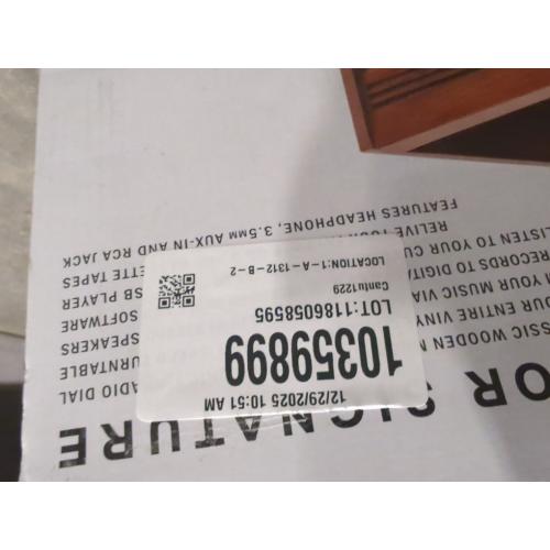 Victrola Aviator 8-in-1 Bluetooth Record Player & Multimedia Center with Built-in Stereo Speakers - 3-Speed Turntable, Vinyl to MP3 Recording, Wireless Music Streaming, Mahogany