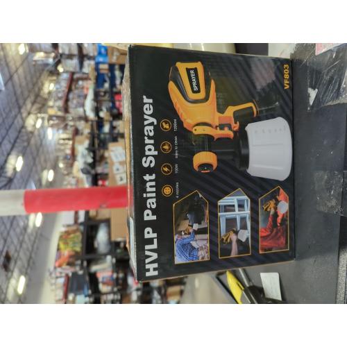 Black and Yellow Paint-Sprayer-700W HVLP Spray Gun, Easy to Clean, with 4 Copper Nozzles & 3 Spray Patterns,Ideal Paint Sprayer for Furniture, Cabinets, Fences, Decks, Walls, DIY Projects, etc. PB009-Y