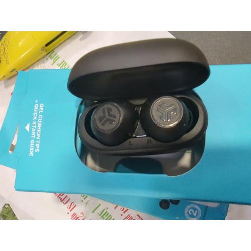 Color black Go Pop Active Noise Cancelling True Wireless Earbuds - Black