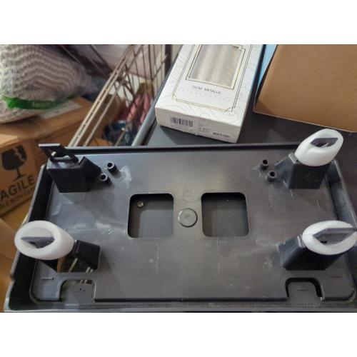 Front License Plate Bracket FO1068185, Direct Replacement for 2021 2022, Easy Install, Sturdy ABS Material, OE Number Match, Ensure Normal Car