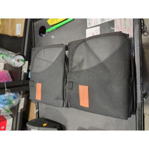 Black 2 Pack Car Seat Protector, Seat Protector Protect Child Seats with Thickest Padding and Non-Slip Backing Mesh Pockets for Baby and Pet,Sedan SUV Truck (Black)