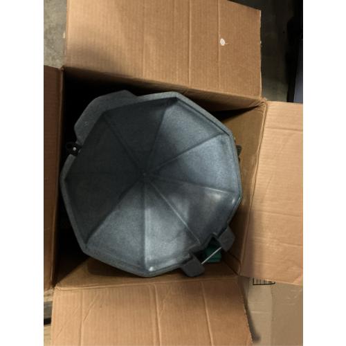 CoopWorx Poultry Feeder - 80 lb Capacity - Adjustable Height - UV Stable - Weather Resistant - 8 Feed Ports - Silo Shaped Design - Rust-Proof - Intended for Chickens/Ducks/Turkeys - Made in USA