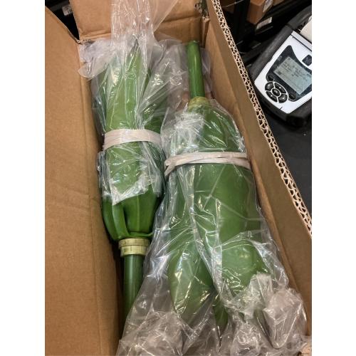 Velener Artificial Outdoor Agave Plant - Small Size UV Resistant Fake Agave Plants for Indoor and Outdoor Decor(Purple, 14 Inch)-2 Pack