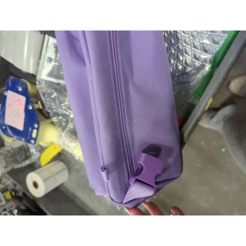 Fammart Freezable Snack Bag with Removable Ice Packs, Small Insulated Lunch Bag Mini Cooler, Leakproof Reusable Snack Lunch Box with Buckle Handle for Work, Travel, Office - Purple