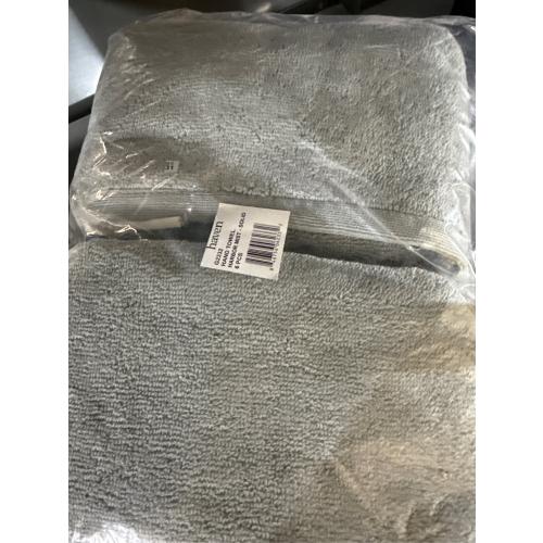 Haven Organic Cotton Terry Hand Towel in Harbor Mist Grey - set of 6