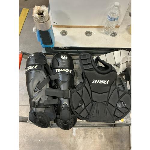 PHINIX 12 Catcher Chest Protector and Leg Guards Recommended for Ages 6-9