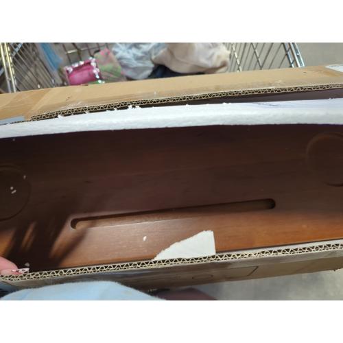 Tinamo Brown Bathtub Caddy Tray Table | 35x9x2.5 Inch Large Bath Tub Tray Wooden | Anti-Tipping, Sustainable Tub Tray for Bathtub | Bathtub Accessories Holders for Bathtub (Brown)