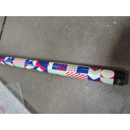 Kids Short Pool Cue Set of 2, Canadian Maple Wood, 4 Sizes (36/42/48/52 Inch) with UV-Printed Fun Designs and Leather Tip