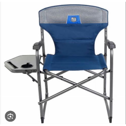 Timber Ridge Foldable Folding & Stacking Chairs, Blue.