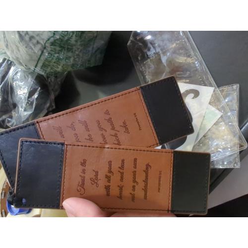 Mr. Pen- Christian Faux Leather Bookmarks, 2 Pack, Bible Verse, Religious Book Mark