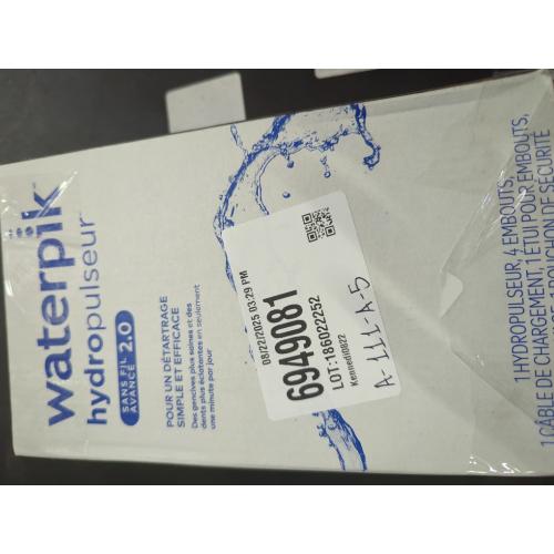 Black Waterpik Cordless Advanced Water Flosser For Teeth, Gums, Braces, Dental Care With Travel Bag and 4 Tips, ADA Accepted, Rechargeable, Portable, and Waterproof, Black WP-582