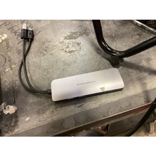 HyperDrive USB C Hub - 9-in-1 USB Hub for Laptop w/ 4K HDMI, Ethernet, 3.0 USB-A, USB C PD, MicroSD/SD, Audio Jack - Compatible with iPad, MacBook, Chromebook, Windows - Space Gray