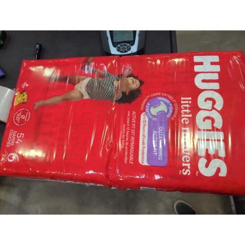 Huggies Size 6 Diapers, Little Movers Baby Diapers, Size 6 , 54