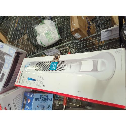 Honeywell QuietSet Whole Room Oscillating Tower Fan with Remote, White, HYF260