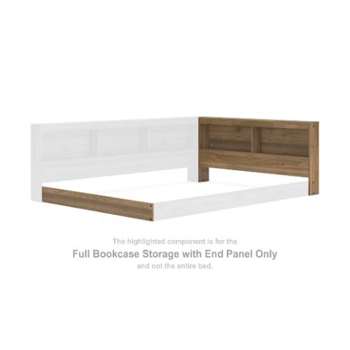 Signature Design By Ashley - Deanlow Full Bookcase Storage With End PanelDeanlow Full Bookcase Storage With End Panel