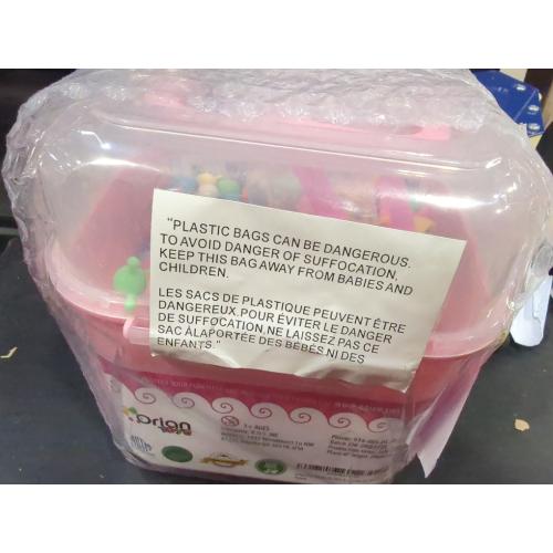 Orian Pop Beads Jewelry Making Kit for Girls, 500  Piece Set for Girls Ages 3 and Up,Colorful Snap Beads,Bracelet,Necklaces and Rings Unicorn Gift Bag