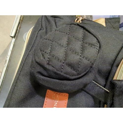 Diaper Bag Backpack with Changing Pad Pacifier Case, Baby Bag for Boy Girl Toddler - Large,Stylish, Waterproof Travel Quilted Diaper Bag for Mom - Baby Shower Gifts, Black