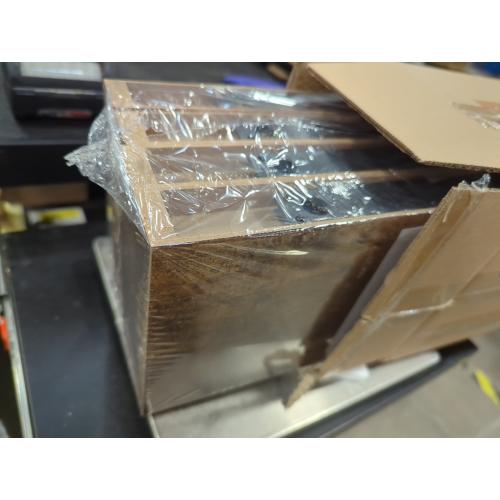 QEEIG Floating Shelves for Wall Bathroom Shelf Bedroom Kitchen Living Room Farmhouse Small Book Shelf 16 inch Set of 4, Brown (015-BN4)