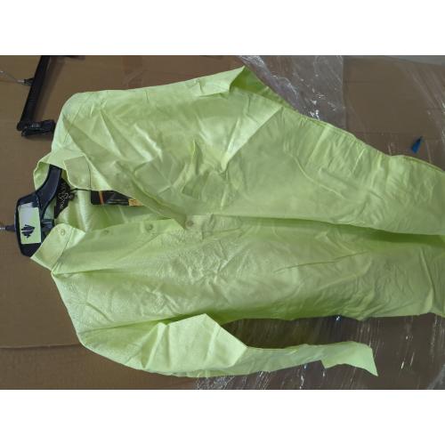 Sojanya Medium (Since 1958 Men'S Cotton Blend Lime Green Solid