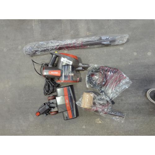 Shark Rocket Ultra-Light Corded Bagless Vacuum for Carpet and Hard Floor Cleaning with Swivel Steering (HV301), Gray/Orange