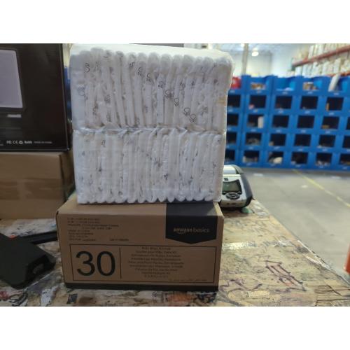 Amazon Basics Male Dog Diapers, 30 Count, X-Small, Ultra Absorbent Disposable Wrap with Secure Fit, Leakproof and Comfortable