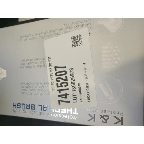 Pink K&K 1.5 Inch Ceramic Tourmaline Ionic Curling Brush Volumizer - Hot Brush Creates Root Volume & Loose Curls, Volume Curls, Hair Styling Tool