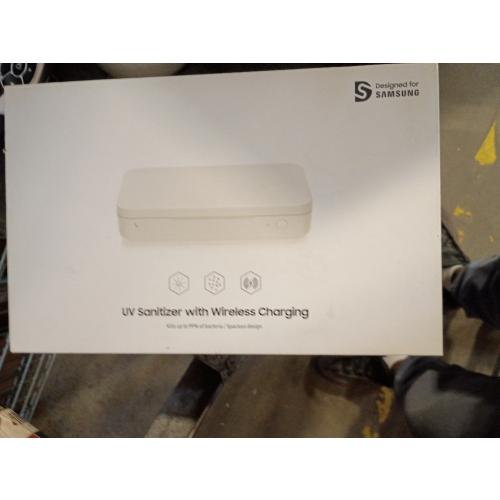 Samsung Electronics Qi Wireless Charger UV Sanitizer GP-TOU020SACWU - White