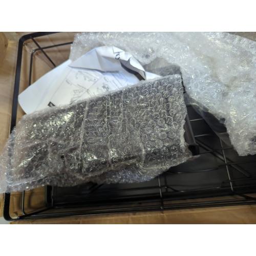 Dish Drying Rack for Kitchen Counter - Large Dish Rack with Drainboard, Rustproof Dish Drainer with Utensil Holder for Sink, Black