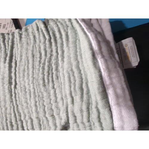 SE SOFTEXLY Cotton Muslin Blankets 4-Layer Linen Texture Blankets for Bed Couch,Thermal Blanket for Adults Lightweight Soft Breathable Throw Blanket for All Season Gauze Blanket(50x60,Sage Green)