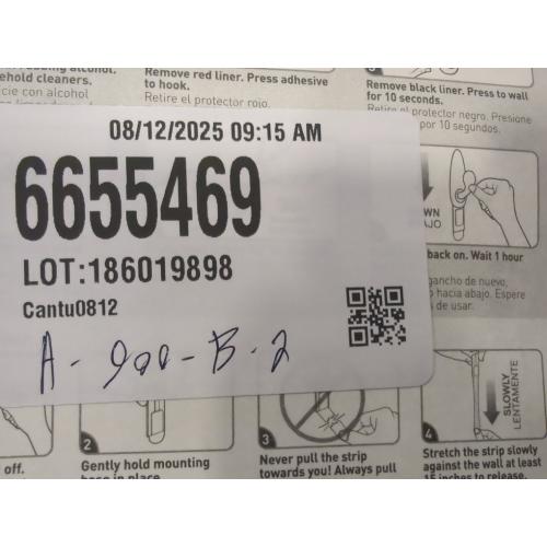 Forever Classic Large Metal Hooks, Brushed Nickel, Damage Free Decorating, 2 Hooks