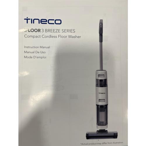 Tineco iFLOOR 3 Breeze Complete Wet Dry Vacuum Cordless Floor Cleaner and Mop One-Step Cleaning for Hard Floors