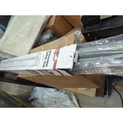 Upgrade 80” No Drill Retractable Baby Gates for Doorways No Drilling Mesh Gate with Support Rod - Prevent Bottom Escape Large Baby Gate No Drill Retractable Gate Outdoor Retractable Pet Gates for Dogs